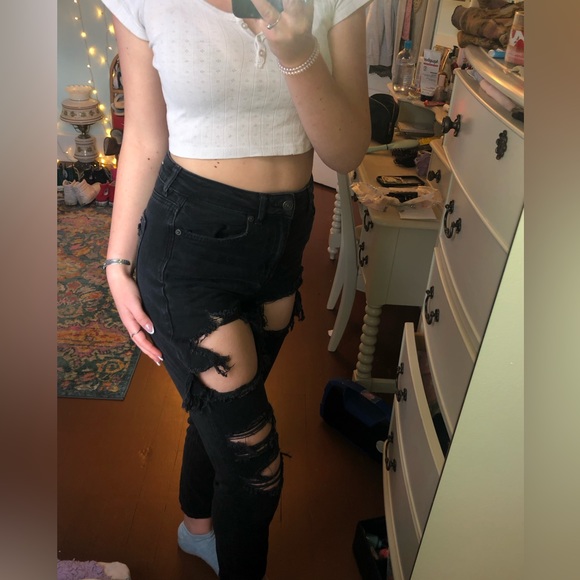 AMERICAN EAGLE 🖤 black jeans - Picture 4 of 8